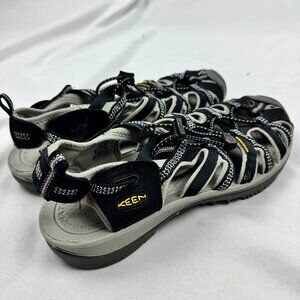 Keen Sports Sandals Womens Sz 10 Waterproof Black Grey Shoes Hiking Trail